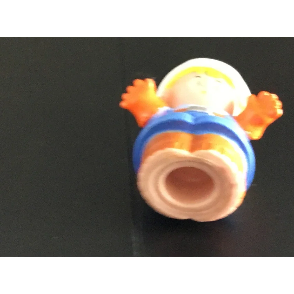 Fisher-Price Little People Construction Worker Figure Blonde Hard Hat Toy‎ - Picture 6 of 6